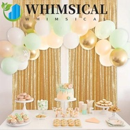 WHIMSICAL Sequin Backdrop Curtain, Colorful Polyester Sparkly Sequin Backdrop, Stage Events Decorati