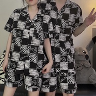M-2XL Korean sleepwear couple pajamas plus size terno pantulog fashion pajamas for woman (1PCS)