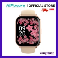 HiFuture Zone 2 Pink Color Smart Watch 1.96-inch IPS Display Wireless Call Heart Rate Monitor 7Days 