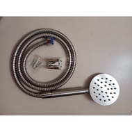 Power shower arm set - shower head with 304 stainless steel wire