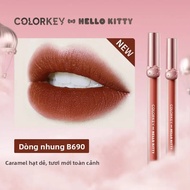Son Môi Velvet Mirror Finish Colorkey Hello Kitty B690 R402 R403 R686 R718 R608 Son Bóng Dưỡng Ẩm Lâ