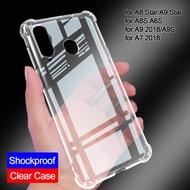 Phone Case For Samsung Galaxy A8 Star A8S A9 A7 2018 A6s A9s Silicone Soft TPU Cover Shockproof Clear Case