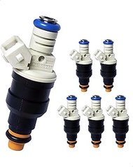 6-Count Fuel Injector Compatible with 1990-1995 Ford E-150/250/350, F-150/250/350, Lincoln Continent