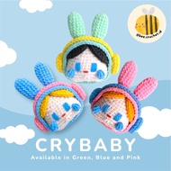 GANTUNGAN Cry baby knitted hanger Cry baby charm bag/