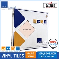 Apo Floor Vinyl Tiles AVQT 1.3mm - Mushroom 60pcs / Box 5.4sqm Coverage 300mm x 300mm