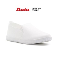 Bata บาจา รองเท้าslipon สลิปออน สีขาว รองเท้าผ้าใบ รองเท้าลำลองใส่สบาย สำหรับผู้หญิง รุ่น Squid สีขาว 5511219