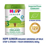 HiPP JUNIOR Organic Growing-up Milk Step 3 (800g) (From One Year Onwards)