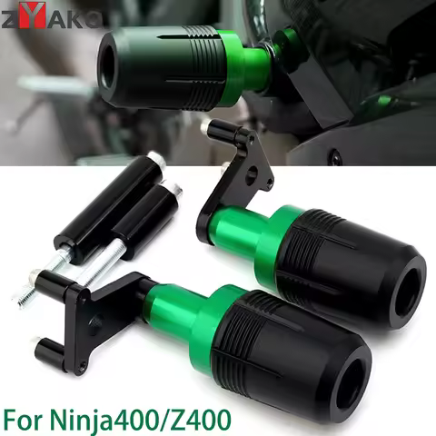For Kawasaki Ninja 400 Ninja400 Z400 Z 400 Motorcycle Frame Sliders Crash Pad Falling Protection Exh