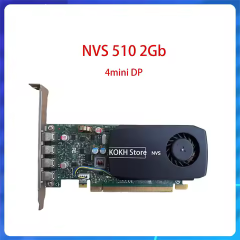 NVS510 2G Graphics Card PCI-E 4 mini DP NVS510 2GB for 4-screen Split 4mini DP Supports 4K Multi Scr