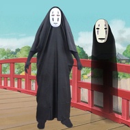 CP9 ชุดผีไร้หน้า ผีไร้หน้า คาเนโอชิ จาก มิติวิญญาณมหัศจรรย์ No face Dress for Noface Kaonashi Suit Spirited Away Costumes Anime Movie Cosplay Fancy Outfit