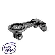 Fouriers HA-S022 Bicycle Computer Mount Adjustable Angle Aluminum Alloy Bracket For Stem Front Cap Compatible With Mio Garmin Magene Bryton GoPro