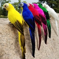 25cm Fake Parrot Artificial Birds Model Outdoor Home Garden Lawn Tree Decor