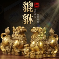 2025新款黄铜貔貅铜貔貅招财摆旺宅客厅家庭店铺办公室旺财公母貔貅一对Brass Brave Brave Brave Brave Brave Brave Brave Brave Brave Brave