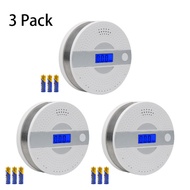 Smoke Carbon Monooxide Composite Detector Two-in-One Smoke CO Alarm Household 9.9a