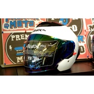 Avex Plus XSpeed Helmet White Open Face