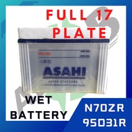 [95D31R,N70ZR]ASAHI WET BATTERY CAR BATTERY BATERI KERETA,