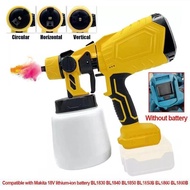 Spray Paint Gun Lithium Battery Makita Replacement Electric Spray Gun Spray Paint Gun Surface Househ