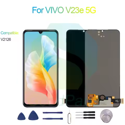 For VIVO V23e 5G Screen Display Replacement 2404*1080 V2126 For VIVO V23e 5G LCD Touch Digitizer