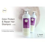 【J.itorii】Perm & Color Care Shampoo 1000ML/Shampu Penjagaan Rambut Keriting & Diwarnakan 1000ML