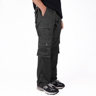 NVSR Long Cargo Stretch Zipper Pants Grey | Grey Stretch Cargo Pants