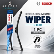 Bosch Wiper Bosch Clear Advantage Wiper Single U-Hook Bosch Front Wiper