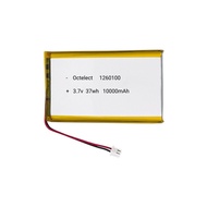 Polymer lithium battery 1260100 10000mAh 3.7V medical equipment battery monitor battery