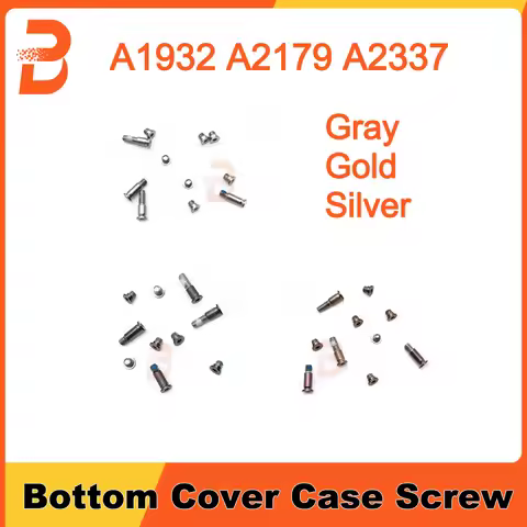 New For Macbook Air 13" A1932 A2179 A2337 Bottom Case Screws Gold Silver Gray Color 2018 2019 2020 Y
