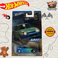 LeHuong Diecast - Hot Wheels ''99 Honda Civic Type R [EK9] Falken (Blue)