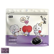 【雋品BT21】三切岩燒海苔(原味) 30g*16包/箱(買8包送8包組)