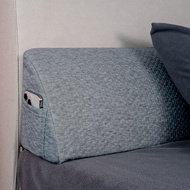 1Pc Bed Gap Filler Bed Wedge Pillow Headboard Pillow Memory Foam Material Mattress Gap Filler with 2