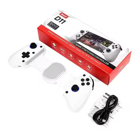 BSP D11 Telescopic Game Controller Mobile Phone Gamepad with Turbo/6-axis Gyro/Vibration for Android
