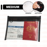 PVC Passport Holder Waterproof Passport Bag Boarding Pass Holder Passport Wallet Beg Passport Travel