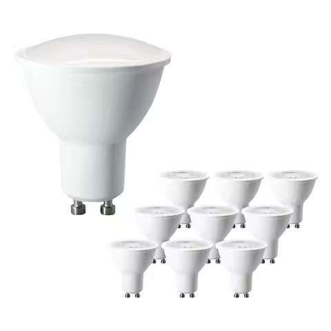 12PCS GU10 Dimmable Spot Bulbs 3W 9W 7W 5W Warm/Cool White 3000K 4000K 6000K LED Light Bulb GU10 Bas