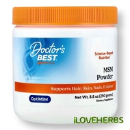Doctor's Best, MSM Powder with OptiMSM , 8.8 oz (250 g) | Shelf Life: 2–4 Years