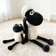 Mainan plush Ollie, anak domba kecil yang comel, patung Shaun the Sheep yang popular, bantal, mainan