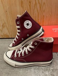 🎉全新有盒Converse 1970s chuck taylor all star hi 舒適百搭 高幫 帆布鞋 男女同款 酒紅色