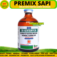 SK GENTAMYCIN 100ML SAKAN - Obat Hewan Antibakteri Spektrum Luas Ternak Unggas Ayam Like GENTA 100