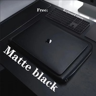 Apple logo Cute Matte Hollow case for Macbook 2023 Air 15 A2941Air 13.6 inch M2 A2681 Pro13  14 inch 16 "M1 M2 chip  Pro Max A2442 A2485 2020 A2338 M1 A2337 A2289 A2251 Pro 13.3 inch Touch Bar Case Air 13 2020 A2179 Mac Book Sleeve bag+ Keypad Cover A1932