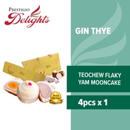 Gin Thye TeoChew Flaky Yam Mooncake 4pcs (1 box)