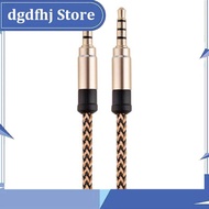 Dgdfhj Shop 1.5m 3M 3.5mm Audio male to male AUX Jack Speaker Connector Cable extension wire stereo 4 pole for MP3 Car Wire Headphone Cord