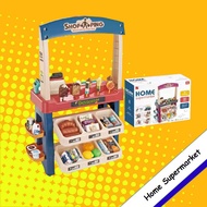 Toy Ice Cream Cashier Cooking Kitchen Set Girls Toys Supermarket