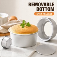 Round Cake Mould Non Stick Baking Pan Removable Bottom Acuan Kek Loyang Oven 4 6 8 Inch