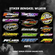 WORKSHOP STICKER PACK Code 1WIJAYA| Hologram STICKER PACK Code 1