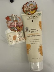 Babo Botanicals 嬰兒面霜及潤膚露