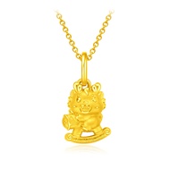 CHOW TAI FOOK 999 Pure Gold Pendant -  Dragon R33215