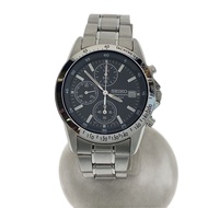 SEIKO mens watches quartz wrist watch analogues -- BLK SLV 7T92-0DW Chronograph Direct from Japan Se