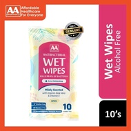 [CLEARANCE] [EXP: 12/2026] AA Antibacterial Wet Wipes 3x10's