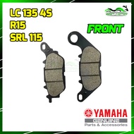 BRAKE PAD YAMAHA LC135 V1 V2 V3 V4 V5 V6 / LC135 4S / LC135 4SPEED / R15 V3 / SRL115 FRONT YAMAHA FR