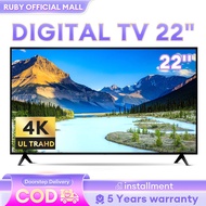 Digital TV Android TV 22 Inch Netflix TV Murah 4K LED WIFI UHD YouTube Television Dolby Audio