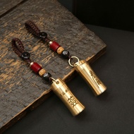 Brass Lottery Keychain Pendant Lottery Bucket Car Key Pendant Copper Crafts Pendant 25.10.16